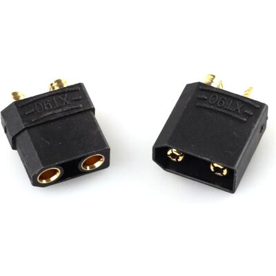 Amewi XT90 mâle et femelle noir 1 paire Amewi XT90 mâle et femelle noir 1 paire