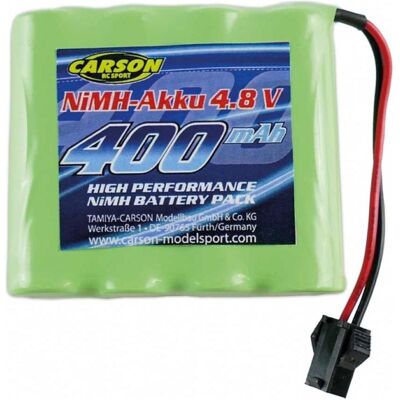 Carson Batterie NiMH 4,8V/400mAh : 500907339 JST (400 mAh, 4.80 V) Carson Batterie NiMH 4,8V/400mAh : 500907339 JST (400 mAh, 4.80 V)