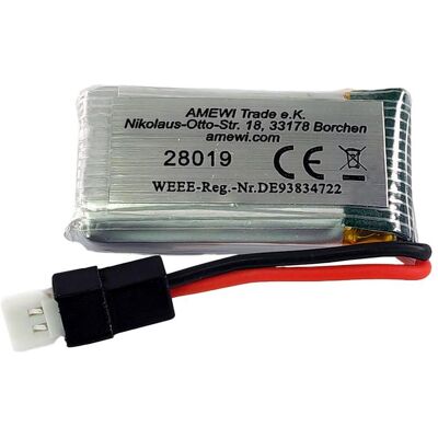 Amewi Batterie LiPo 1S 3,7V 350mAh XH (350 mAh, 3.70 V) Amewi Batterie LiPo 1S 3,7V 350mAh XH (350 mAh, 3.70 V)