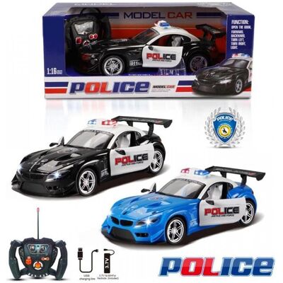 Madej Ferngesteuertes Polizeiauto mit Licht und zu öffnenden Türen Madej Ferngesteuertes Polizeiauto mit Licht und zu öffnenden Türen