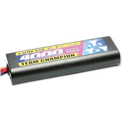 Pichler Accu LiPo Team Champion 4000, 7,4V, 55C, connecteur T (4000 mAh, 7.40 V) Pichler Accu LiPo Team Champion 4000, 7,4V, 55C, connecteur T (4000 mAh, 7.40 V)