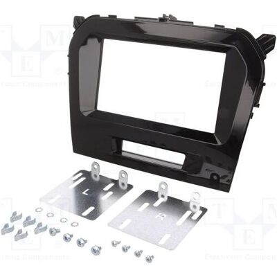 Per.Pic., Installation autoradio, Cadre de radio Suzuki 2 DIN noir brillant Per.Pic., Installation autoradio, Cadre de radio Suzuki 2 DIN noir brillant