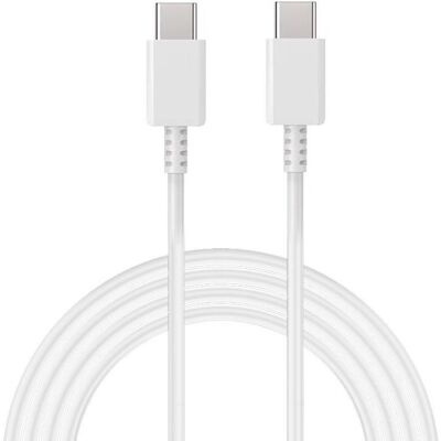 Samsung TYP-C AUF TYP-C KABEL WEISS USB-C EP-DA705BWE BULK, Câble USB Samsung TYP-C AUF TYP-C KABEL WEISS USB-C EP-DA705BWE BULK, Câble USB