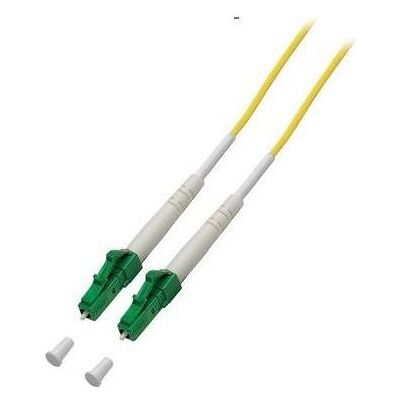 Helos Câble patch fibre optique LC-APC/LC-APC Simplex G657 9/125µm OS2 jaune 4,0m (4 m), Câble réseau Helos Câble patch fibre optique LC-APC/LC-APC Simplex G657 9/125µm OS2 jaune 4,0m (4 m), Câble réseau