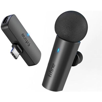 Fifine Microphone sans fil M6 USB-C, Microphone Fifine Microphone sans fil M6 USB-C, Microphone
