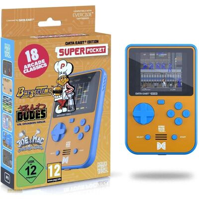 Blaze Evercade Data East Super Pocket, Gaming rétro, Orange, Bleu Blaze Evercade Data East Super Pocket, Gaming rétro, Orange, Bleu