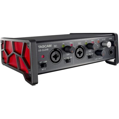 Tascam US-2x2HR (USB), Interface audio, Rouge, Noir Tascam US-2x2HR (USB), Interface audio, Rouge, Noir