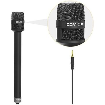 Comica Interview de journaliste Microphone pour smartphone, Microphone Comica Interview de journaliste Microphone pour smartphone, Microphone
