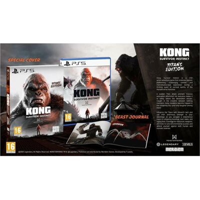 Meridiem Games, Kong Survivor Instinct PS-5 PEGI Titans Edition Meridiem Games, Kong Survivor Instinct PS-5 PEGI Titans Edition
