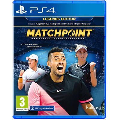 Kalypso Media, Matchpoint - Tennis Championships Legends Edition (PS4) (IT/ESP) Kalypso Media, Matchpoint - Tennis Championships Legends Edition (PS4) (IT/ESP)
