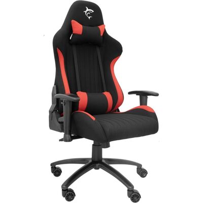 White Shark Shark Dark Devil Chaise de jeu noire, Chaise gaming, Noir, Rouge White Shark Shark Dark Devil Chaise de jeu noire, Chaise gaming, Noir, Rouge