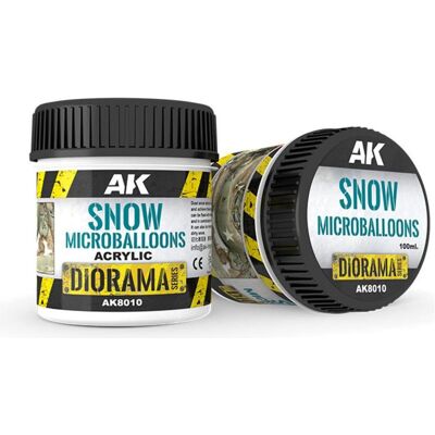 AK Interactive Dioramas - Microbilles de neige (100 ml), Autres accessoires gaming, Blanc AK Interactive Dioramas - Microbilles de neige (100 ml), Autres accessoires gaming, Blanc