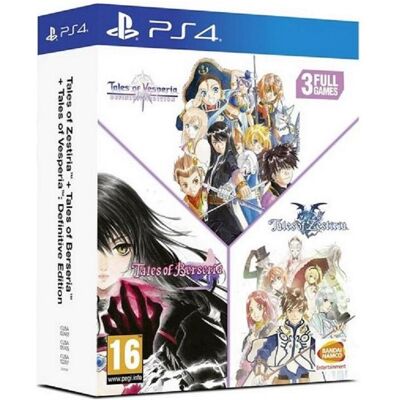 Bandai Namco, Compilation Tales of Vesperia + Tales of Berseria + Tales of Zestiria - PlayStation 4 Bandai Namco, Compilation Tales of Vesperia + Tales of Berseria + Tales of Zestiria - PlayStation 4