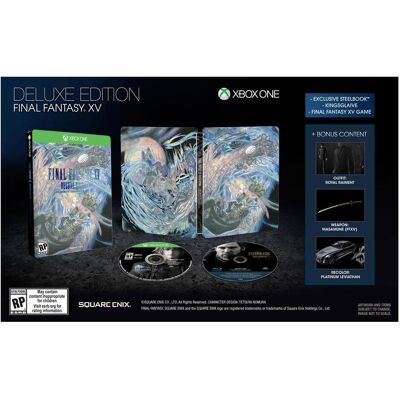 Square Enix, Xbox One Final Fantasy XV Deluxe Edition Steelbook Square Enix, Xbox One Final Fantasy XV Deluxe Edition Steelbook