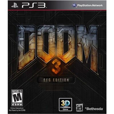 Bethesda, Doom 3 BFG Edition, PS3 PlayStation 3 Bethesda, Doom 3 BFG Edition, PS3 PlayStation 3