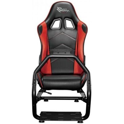 White Shark Chaise de jeu pour le cockpit de simulation de King of Speed Racing, Chaise gaming, Rouge, Noir White Shark Chaise de jeu pour le cockpit de simulation de King of Speed Racing, Chaise gaming, Rouge, Noir
