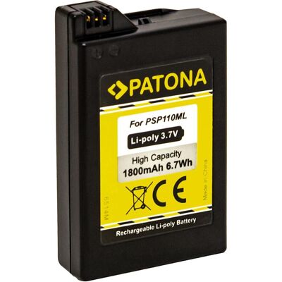 Patona Akku Sony PSP-110 1.Generation (PSP), Autres accessoires gaming, Noir Patona Akku Sony PSP-110 1.Generation (PSP), Autres accessoires gaming, Noir
