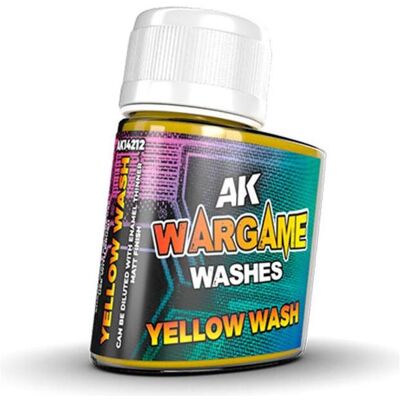 AK Interactive Pot de Wash For Wargame - Yellow Wash (35 ml), Autres accessoires gaming, Jaune AK Interactive Pot de Wash For Wargame - Yellow Wash (35 ml), Autres accessoires gaming, Jaune
