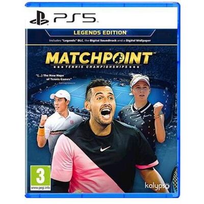 Kalypso Media, Matchpoint - Tennis Championships Legends Edition (PS5) (IT/ESP) Kalypso Media, Matchpoint - Tennis Championships Legends Edition (PS5) (IT/ESP)