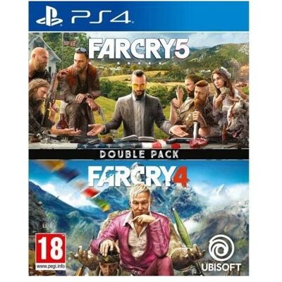 Ubisoft, Double Pack : Far Cry 4 Far Cry 5 Anglais PlayStation 4 Ubisoft, Double Pack : Far Cry 4 Far Cry 5 Anglais PlayStation 4