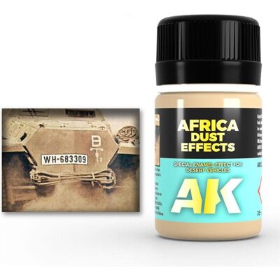 AK Interactive, Pot d'Enamel Effects - Africa Dust Effects (35 ml) AK Interactive, Pot d'Enamel Effects - Africa Dust Effects (35 ml)