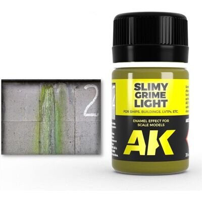 AK Interactive, Pot d'Enamel Effects - Slimy Grime Light (35 ml) AK Interactive, Pot d'Enamel Effects - Slimy Grime Light (35 ml)