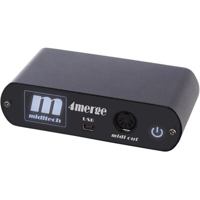 Miditech Filtre Midi 4merge (USB), Interface audio, Noir Miditech Filtre Midi 4merge (USB), Interface audio, Noir
