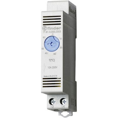 Thermostat Finder 7T.81.0.000.2303 - Bimetal, 250V, 1 NO, Compact Thermostat Finder 7T.81.0.000.2303 - Bimetal, 250V, 1 NO, Compact