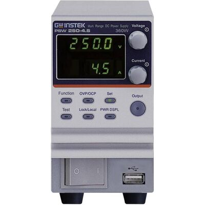 GW Instek PSW250-4.5 Alimentatore da laboratorio regolabile 0 - 250 V 0 - 4.5 A 360 W USB, Alimentation de laboratoire, Noir GW Instek PSW250-4.5 Alimentatore da laboratorio regolabile 0 - 250 V 0 - 4.5 A 360 W USB, Alimentation de laboratoire, Noir