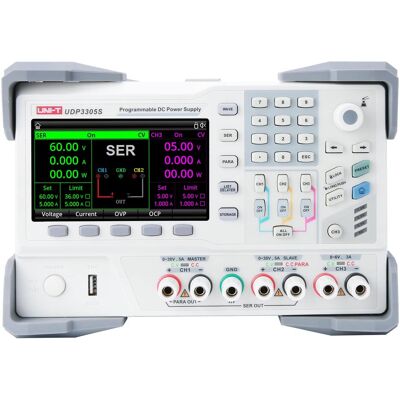 Uni-T Alimentation de laboratoire, UDP3305S, 4 canaux, programmable, 328 W, Alimentation de laboratoire Uni-T Alimentation de laboratoire, UDP3305S, 4 canaux, programmable, 328 W, Alimentation de laboratoire
