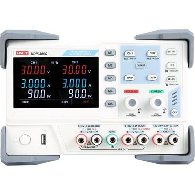 Uni-T Alimentation de laboratoire UDP3305C, 3 canaux, RS232, 0...30 V, 0...5 A, 315 W, Alimentation de laboratoire Uni-T Alimentation de laboratoire UDP3305C, 3 canaux, RS232, 0...30 V, 0...5 A, 315 W, Alimentation de laboratoire