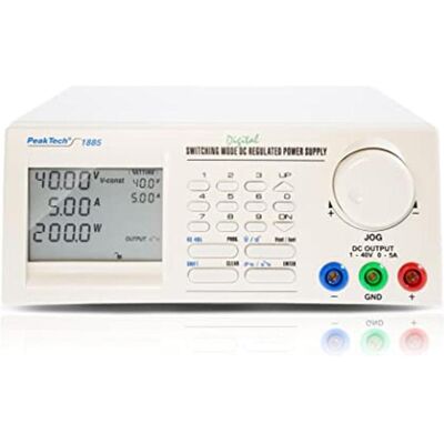 Peaktech Labornetzgerät Programmierbar 40V 5A 200W RS232 / RS485, Alimentation de laboratoire Peaktech Labornetzgerät Programmierbar 40V 5A 200W RS232 / RS485, Alimentation de laboratoire