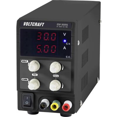 Voltcraft ESP-3005S, Alimentation de laboratoire, Noir Voltcraft ESP-3005S, Alimentation de laboratoire, Noir