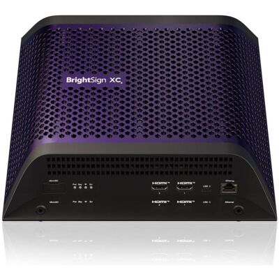 BrightSign XC4055 Digital Signage Mediaplayer (lecteur 8K, 4x HDMI Out, Elite HTML, graphiques 3D, Web, Affichage dynamique : accessoires, Violet BrightSign XC4055 Digital Signage Mediaplayer (lecteur 8K, 4x HDMI Out, Elite HTML, graphiques 3D, Web, Affichage dynamique : accessoires, Violet