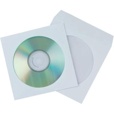 Q-Connect Pochette CD papier, CD + DVD : accessoires Q-Connect Pochette CD papier, CD + DVD : accessoires