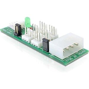 Delock Carte de distribution 6x fan /12V carte/adaptateur d'interface, Antenne réseau Delock Carte de distribution 6x fan /12V carte/adaptateur d'interface, Antenne réseau