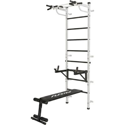 Monkey-Gym Espalier de gymnastique Kraft Light 3-en-1 - blanc Monkey-Gym Espalier de gymnastique Kraft Light 3-en-1 - blanc