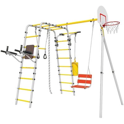Monkey-Gym Aire de jeux de jardin Fitness - nid d’oiseau Monkey-Gym Aire de jeux de jardin Fitness - nid d’oiseau