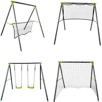 Monkey Gym Aire de jeux de jardin Deluxe Multisport 5w1 Monkey Gym Aire de jeux de jardin Deluxe Multisport 5w1