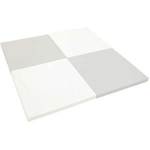 Monkey Gym matelas de gymnastique Satellite 150x150x4 cm - blanc-gris Monkey Gym matelas de gymnastique Satellite 150x150x4 cm - blanc-gris