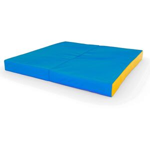 Monkey Gym Tapis de Gymnastique Kometa 100x100x10 - bleu Monkey Gym Tapis de Gymnastique Kometa 100x100x10 - bleu