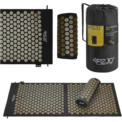 Monkey-Gym Ensemble d’acupression XL avec tapis et coussin - noir Monkey-Gym Ensemble d’acupression XL avec tapis et coussin - noir