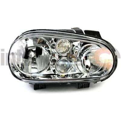 Alkar H1 H3 H7 Phare Chrome pour VW Golf - Phare Alkar H1 H3 H7 Phare Chrome pour VW Golf - Phare