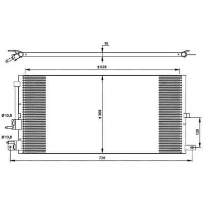 Condenseur, climatisation NRF 35885 Condenseur, climatisation NRF 35885