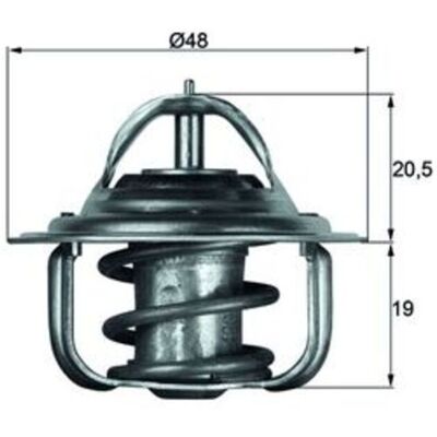 Thermostat Mahle Behr - 88°C - pour Ford Thermostat Mahle Behr - 88°C - pour Ford