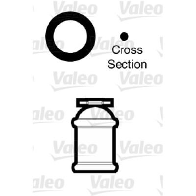 VALEO 509747 Joint d'étanchéité, conduite de liquide de refroidissement VALEO 509747 Joint d'étanchéité, conduite de liquide de refroidissement