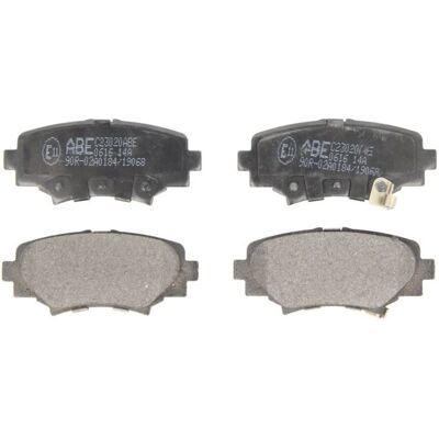Kit de Plaquettes de Frein Arrière ABE Mazda 3 - Indicateur d'Usure, 13.8mm d'Épaisseur Kit de Plaquettes de Frein Arrière ABE Mazda 3 - Indicateur d'Usure, 13.8mm d'Épaisseur