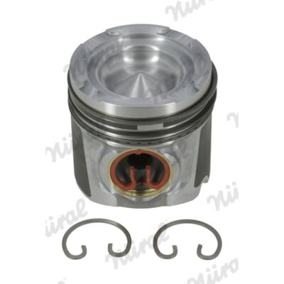 NURAL 87-443200-00 Piston - Alésage de cylindre 126 mm, Canal de refroidissement, Avec prise femelle pour bossage d'axe NURAL 87-443200-00 Piston - Alésage de cylindre 126 mm, Canal de refroidissement, Avec prise femelle pour bossage d'axe