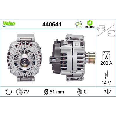 Alternateur VALEO RE-GEN - ECHANGE STANDARD VALEO 440641 Alternateur VALEO RE-GEN - ECHANGE STANDARD VALEO 440641