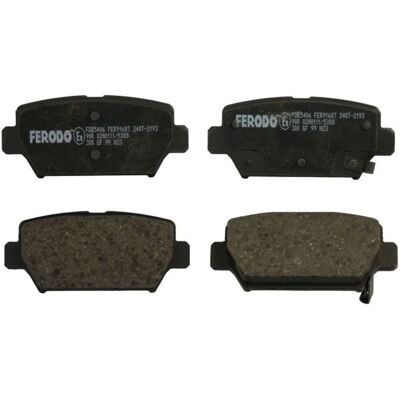 Jeu de plaquettes de frein FERODO FDB5406 Jeu de plaquettes de frein FERODO FDB5406